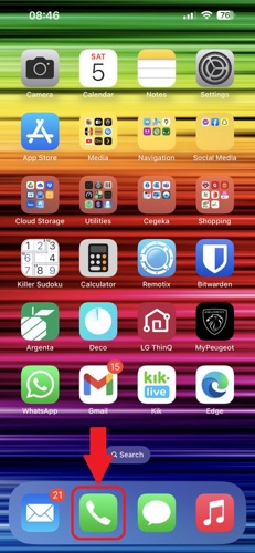iPhone Home Screen