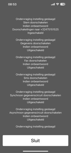 iPhone Check Settings Result